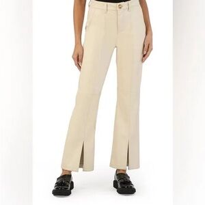 Kut from the Kloth Faux Leather Pants with Slits